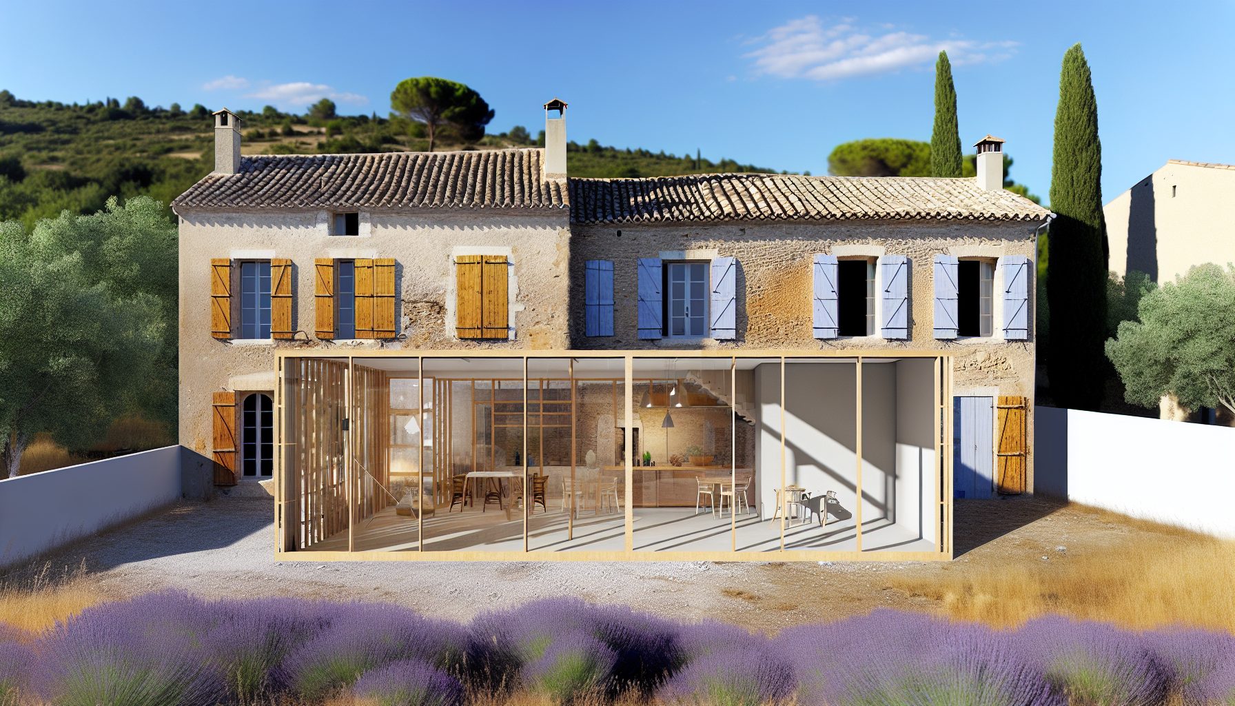 Rénover une bastide à Aix : mariant charme ancien et confort moderne pour 2026.